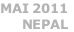 MAI 2011
NEPAL
